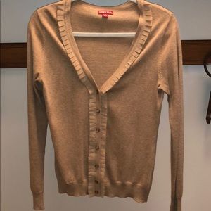Merona tan cardigan